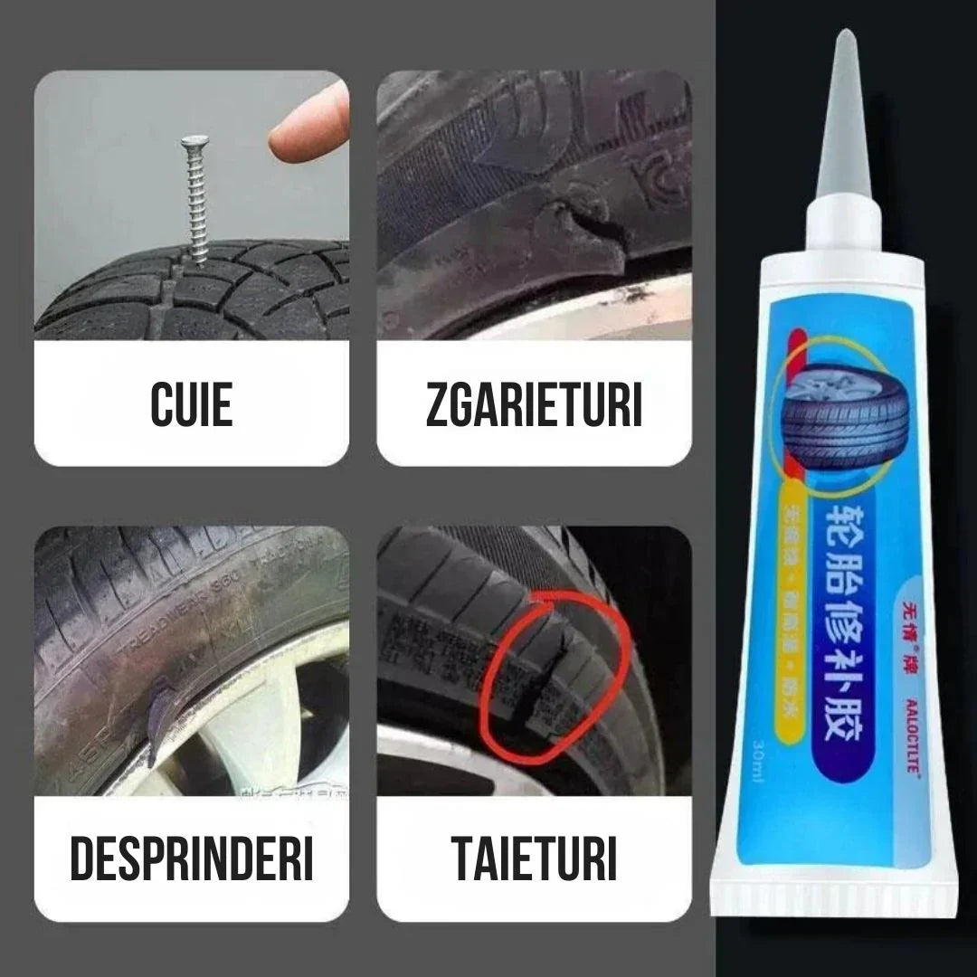 Gel Instant pentru Repararea Cauciucurilor – Solutia Rapida si Eficienta pe Drum